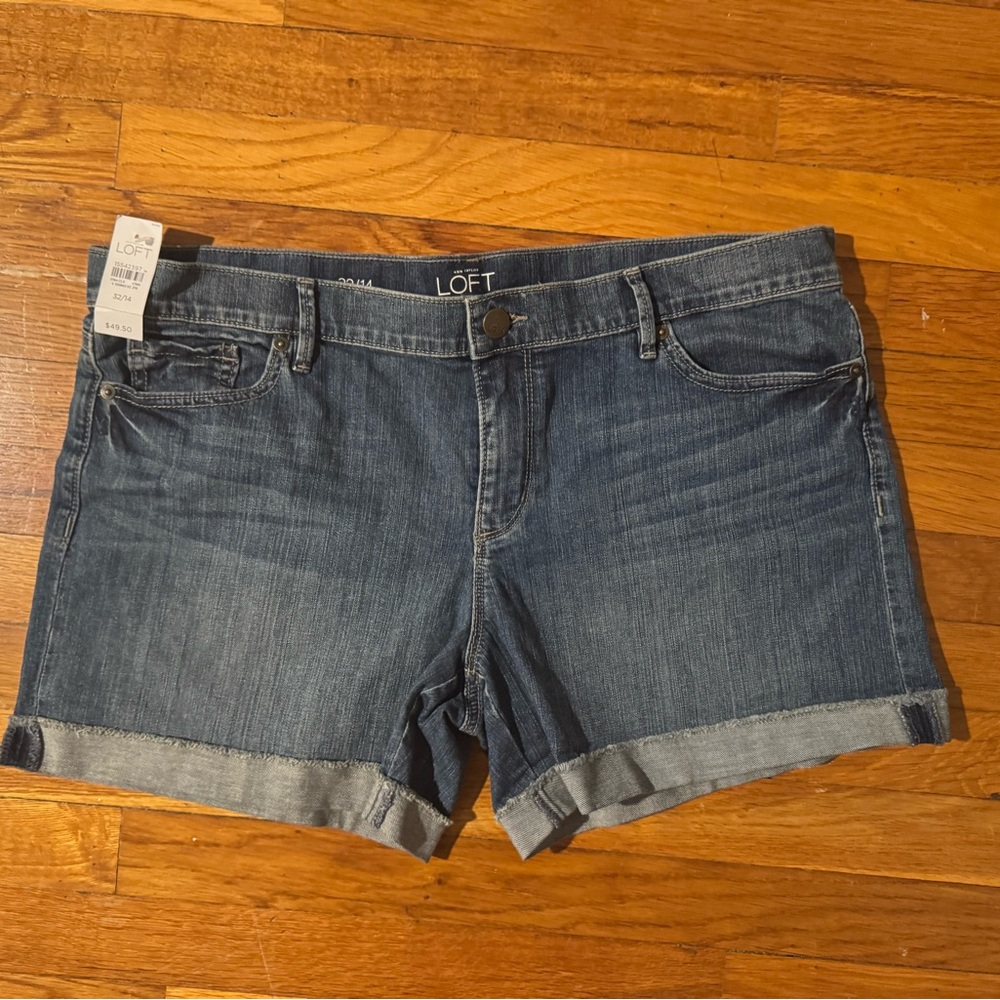 LOFT Women's Classic Blue Jean Shorts